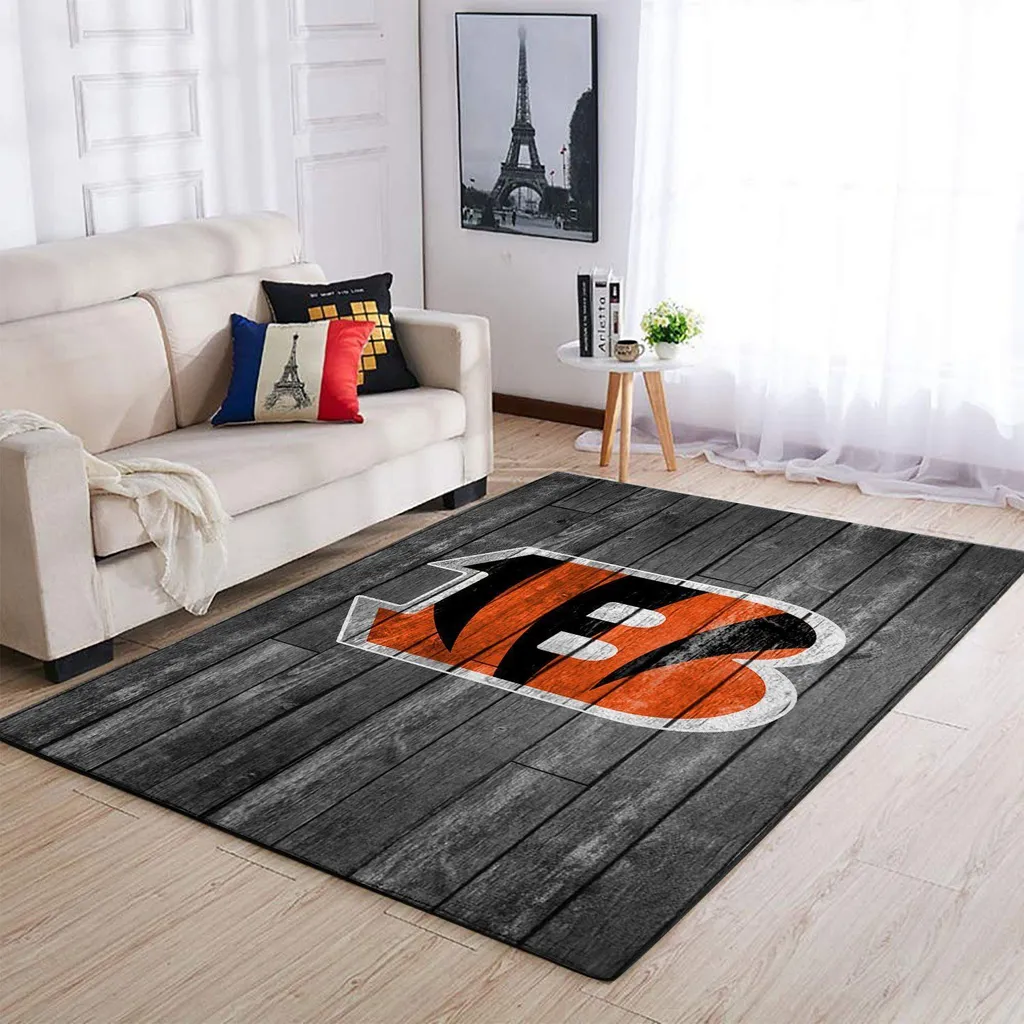 V3 Pattern Rug Modern Living Room Decor Ideas Orange and Gray