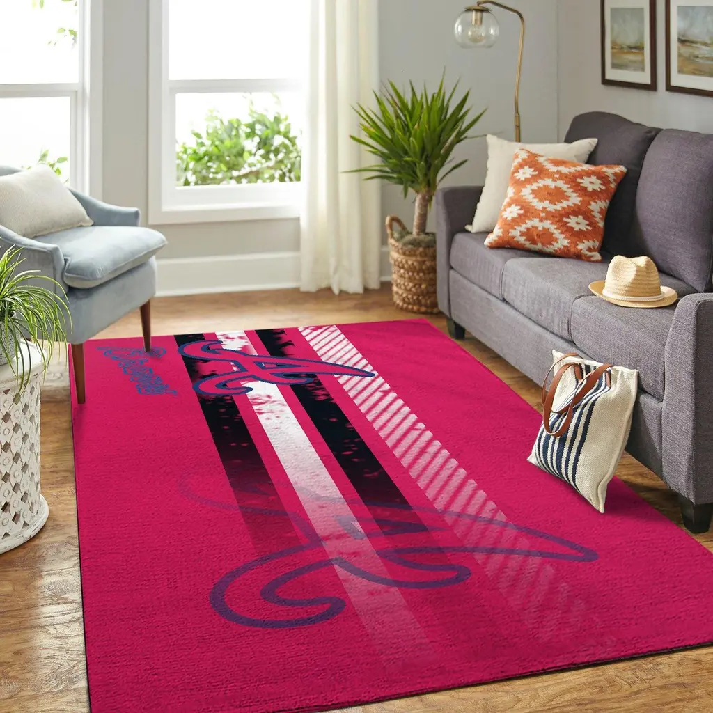 Versatile Modern Area Rug for Stylish Home Decor Black and Red