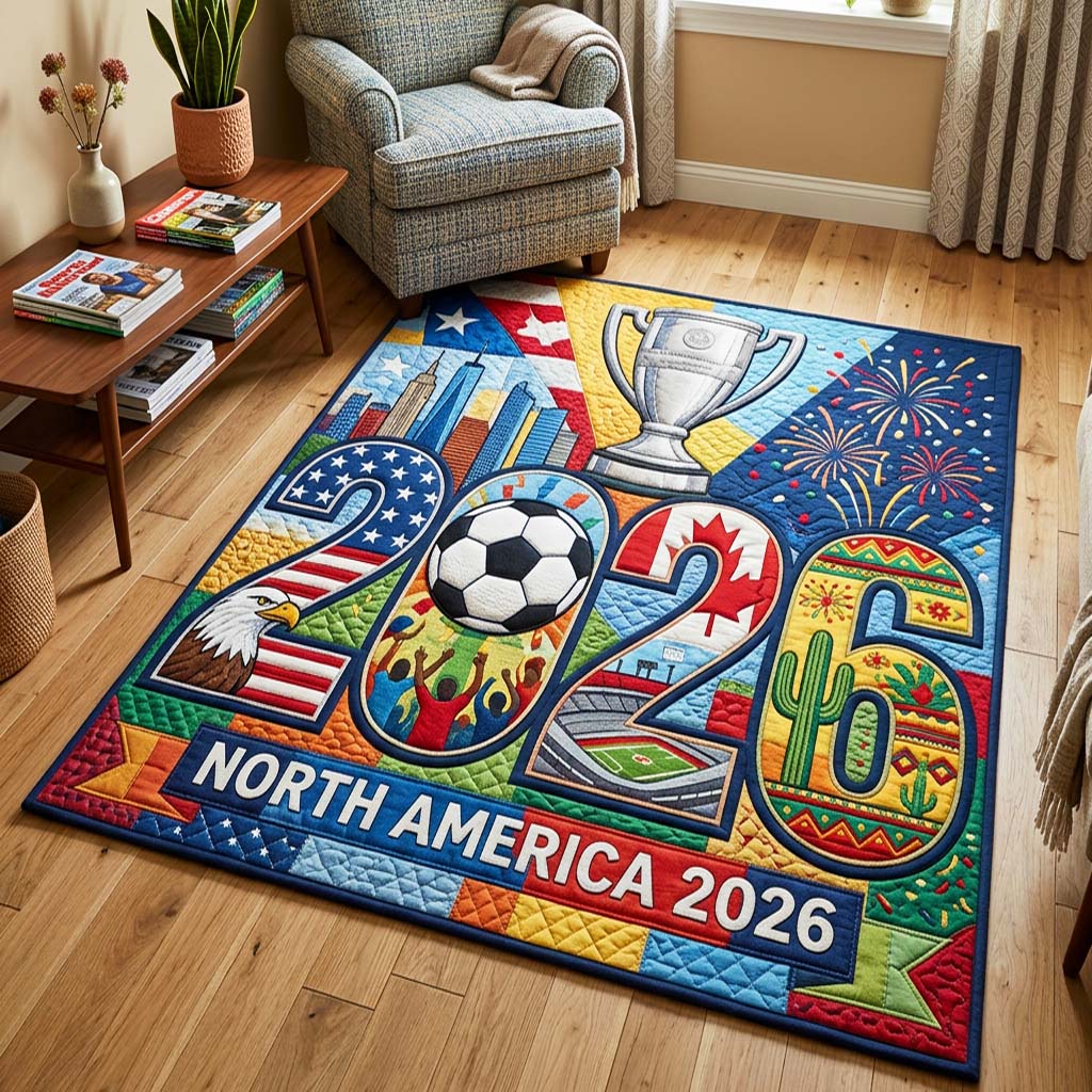 Victory Year Area Rug - Non-Slip Washable 3D Print Rug for Living Room & BedroomTVC2108388