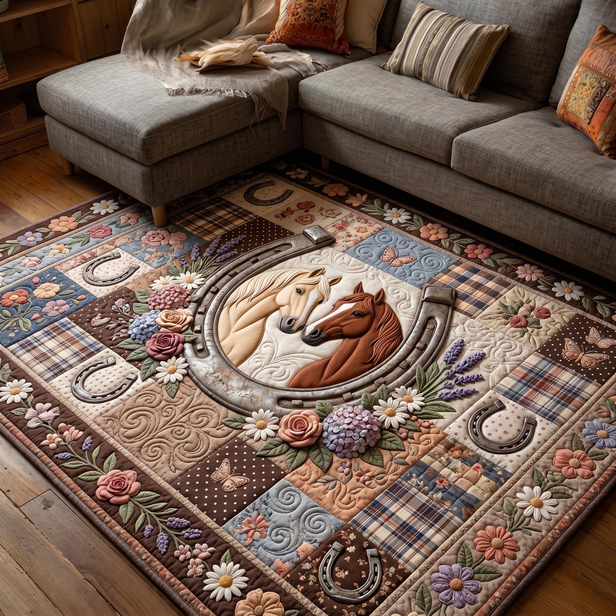 Western Soul Area Rug - Non-Slip Washable 3D Print Rug for Living Room & BedroomTVC2108227