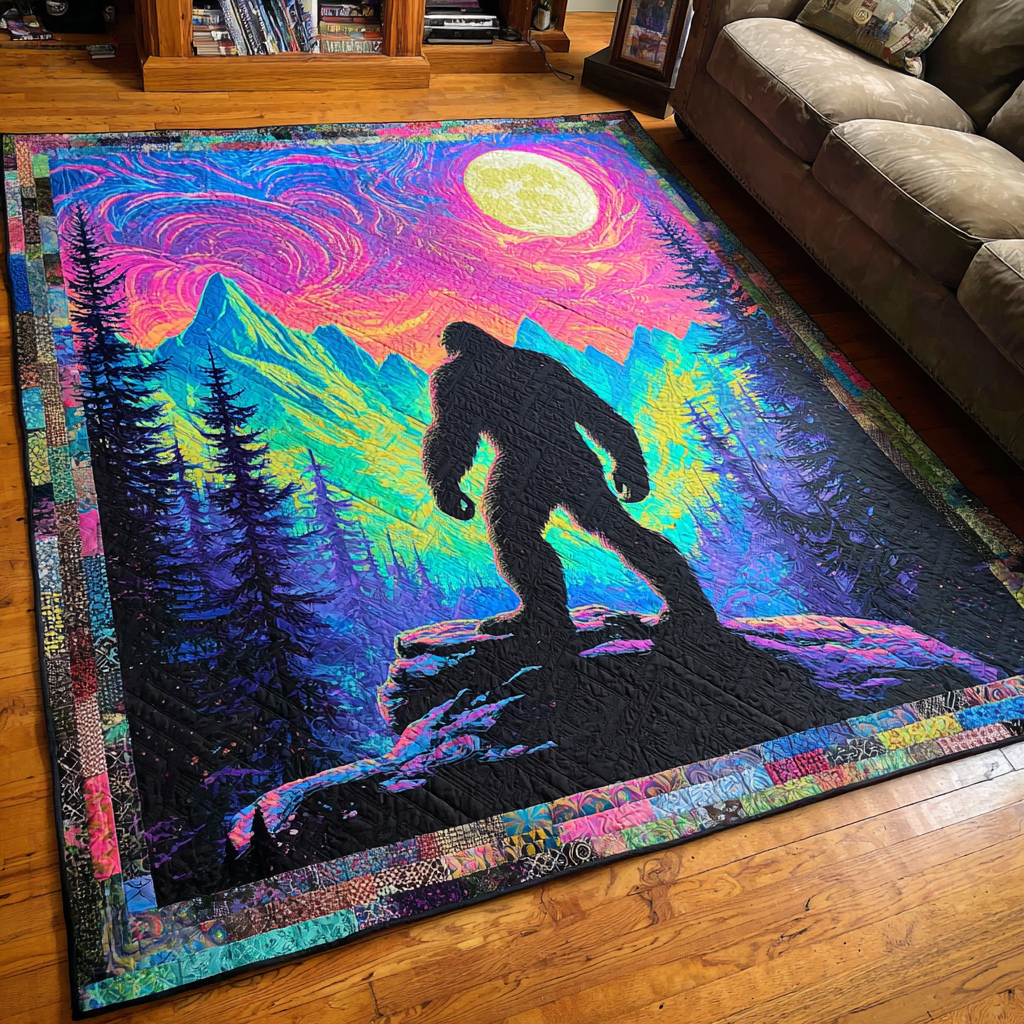 Wild Bigfoot Area Rug - Non-Slip Washable 3D Print Rug for Living Room & BedroomTVC2108210