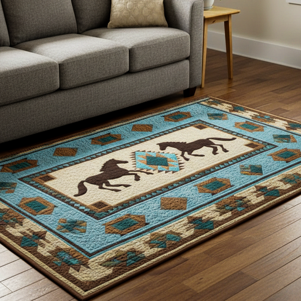 Wild Harmony Area Rug - Non-Slip Washable 3D Print Rug for Living Room & BedroomTVC2108210
