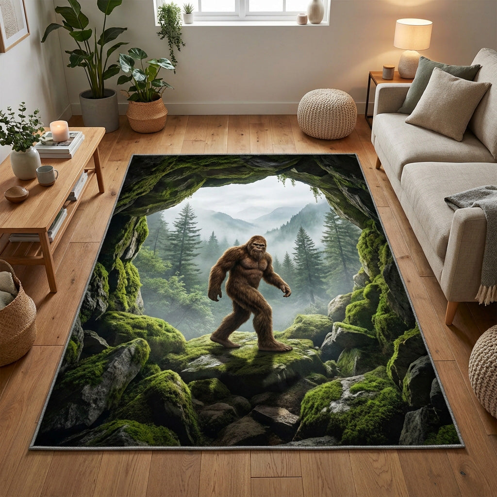 Wild Presence Area Rug - Non-Slip Washable 3D Print Rug for Living Room & BedroomTVC2108256