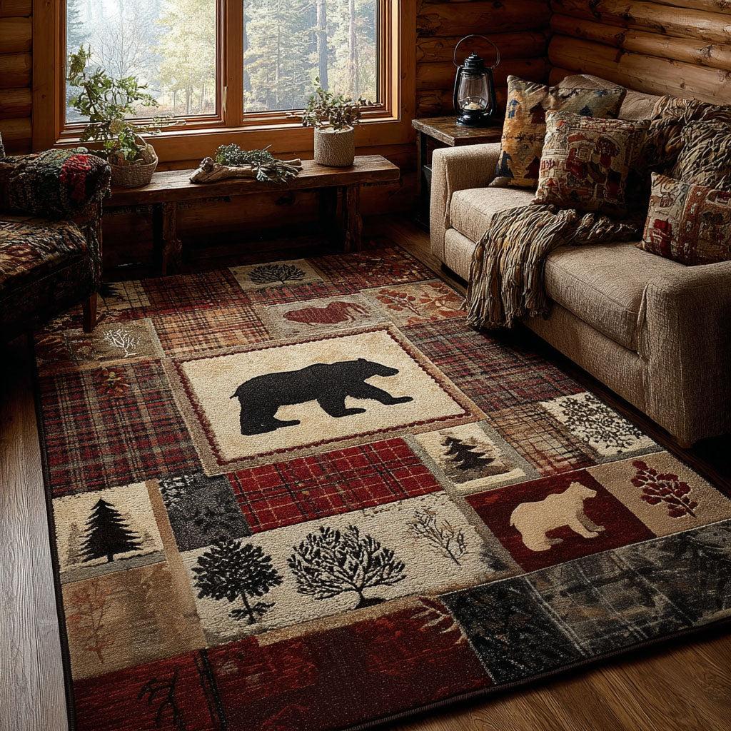 Wilderness Path Area Rug - Non-Slip Washable 3D Print Rug for Living Room & BedroomTVC2108241