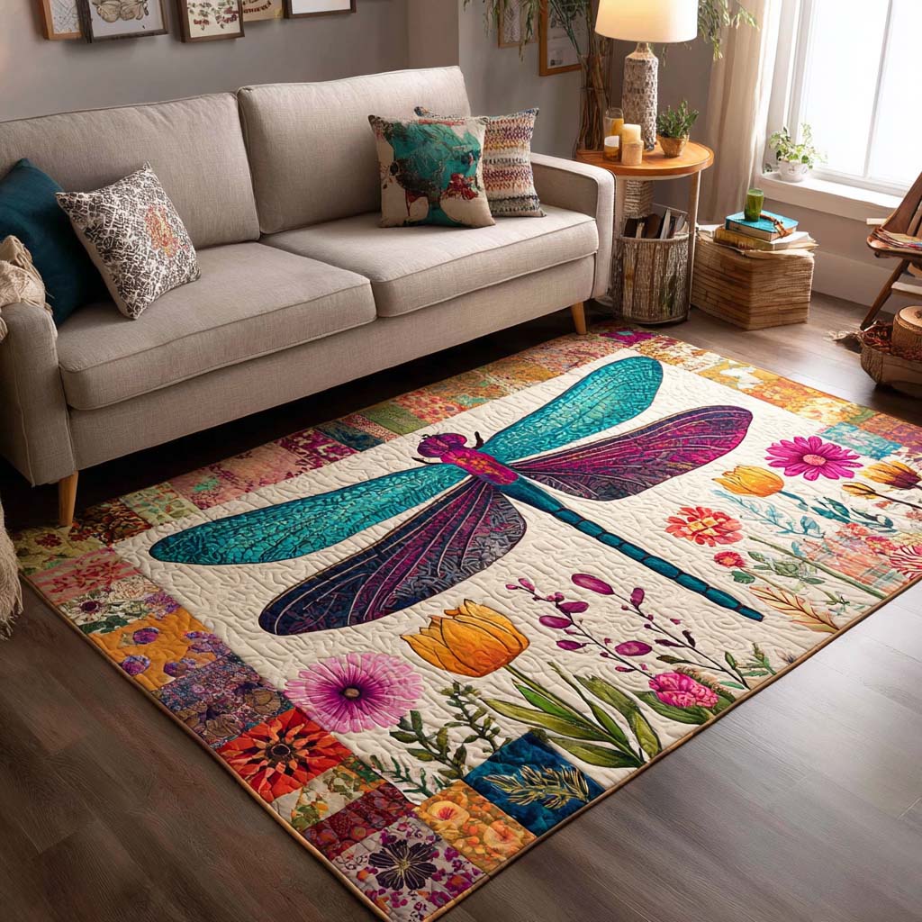 Winged Beauty Area Rug - Non-Slip Washable 3D Print Rug for Living Room & BedroomTVC2108255