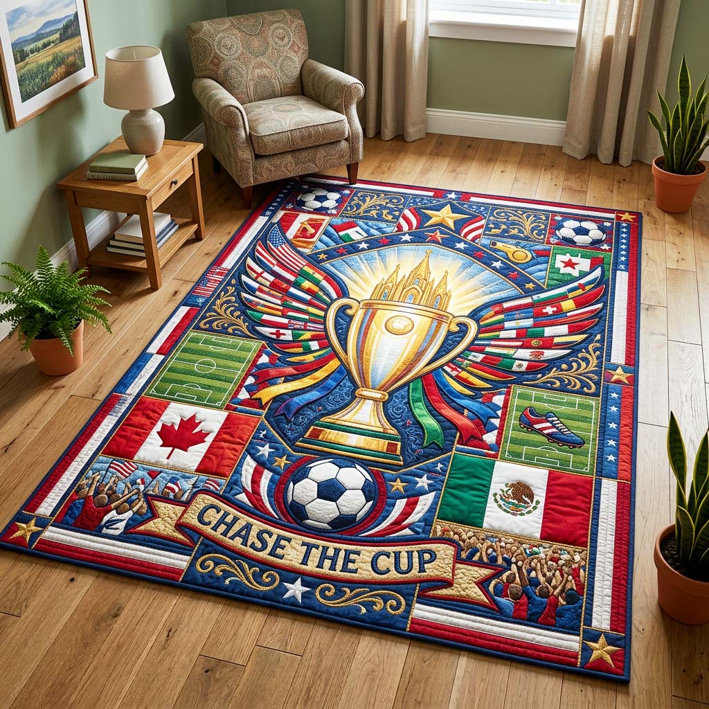 Winged Cup Area Rug - Non-Slip Washable 3D Print Rug for Living Room & BedroomTVC2108383