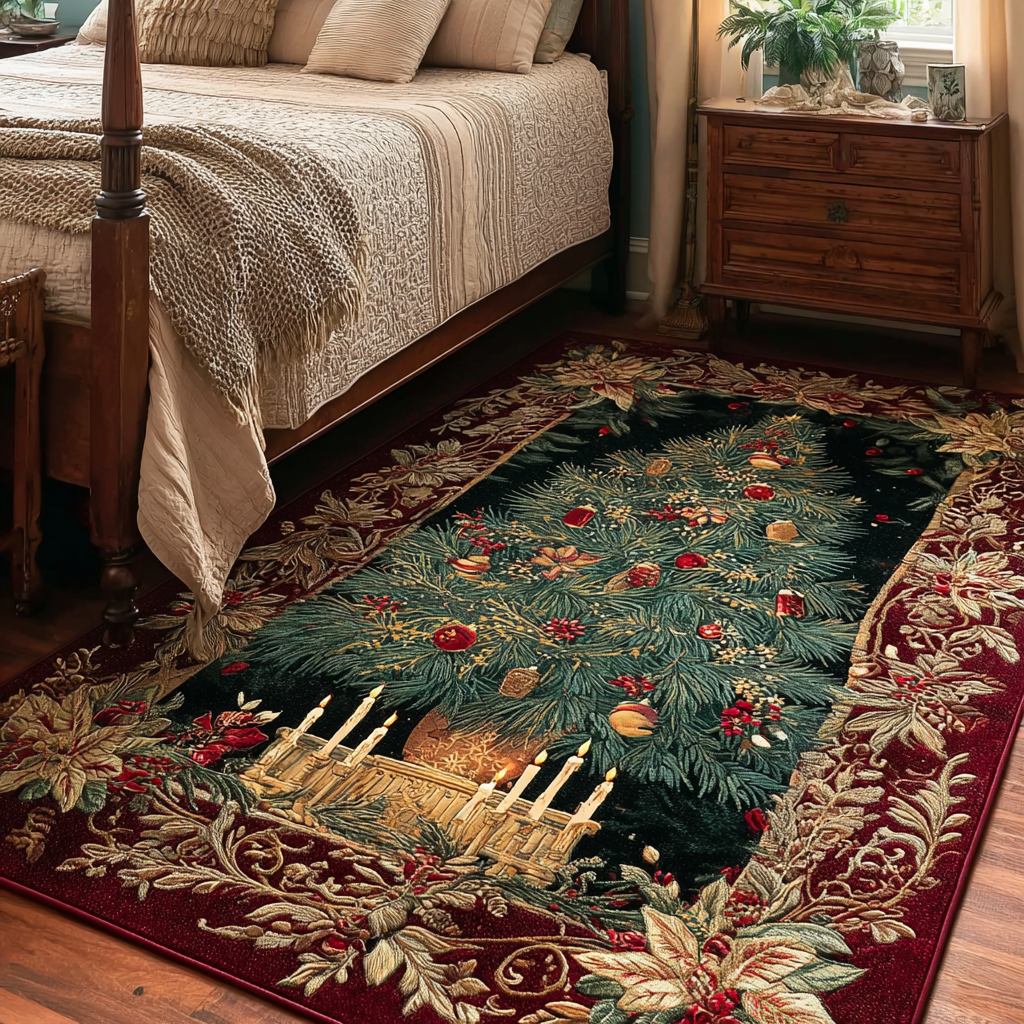 Winter Light Area Rug - Non-Slip Washable 3D Print Rug for Living Room & BedroomTVC2108240