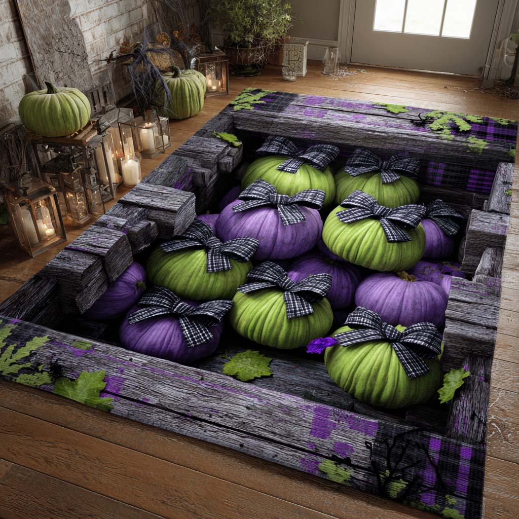 Witchy Harvest Halloween Area Rug - Non-Slip Washable 3D Print Rug for Living Room & BedroomTVC2108209