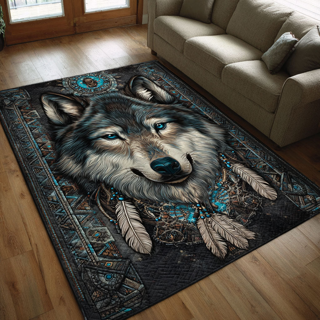 Wolf Moon Area Rug - Non-Slip Washable 3D Print Rug for Living Room & BedroomTVC2108254