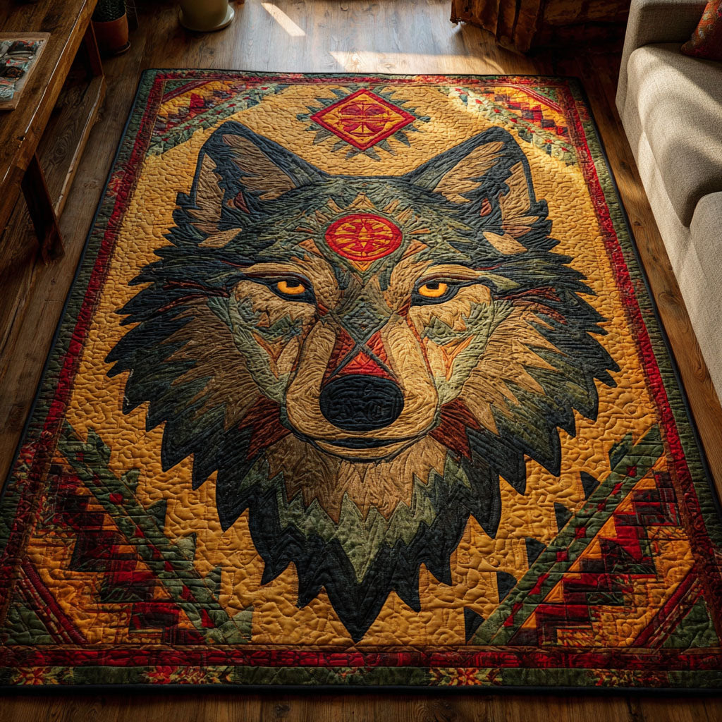 Wolf Spirit Area Rug - Non-Slip Washable 3D Print Rug for Living Room & BedroomTVC2108253