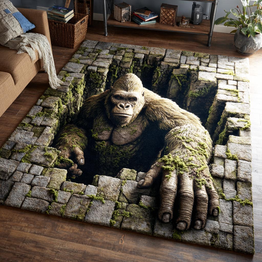 Woodland Legend Area Rug - Non-Slip Washable 3D Print Rug for Living Room & BedroomTVC2108253
